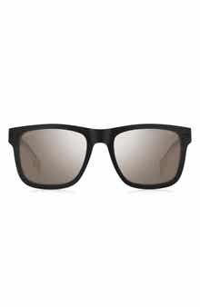 55mm Polarized Square Sunglasses