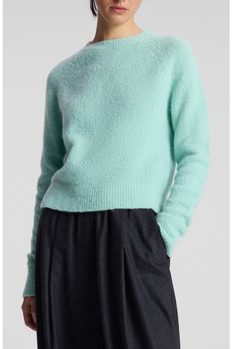 Frankie Alpaca Blend Sweater, Main, color, SPEARMINT