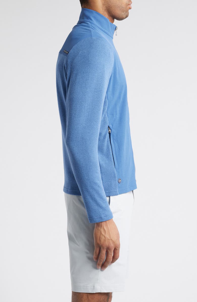 Peter Millar Crown Crafted Solstice Performance Hybrid Zip Jacket, Alternate, color, 