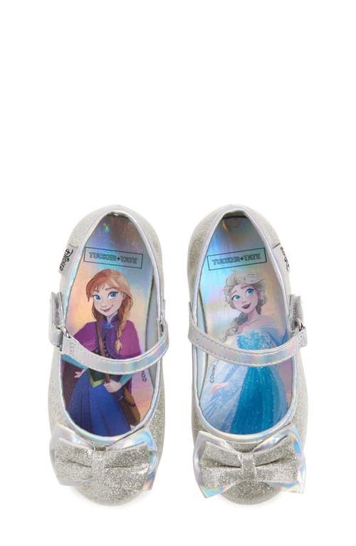 TUCKER + TATE TUCKER + TATE X DISNEY FROZEN KIDS' BOW MARY JANE FLAT