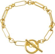 BY ADINA EDEN Mixed Link Toggle Bracelet
