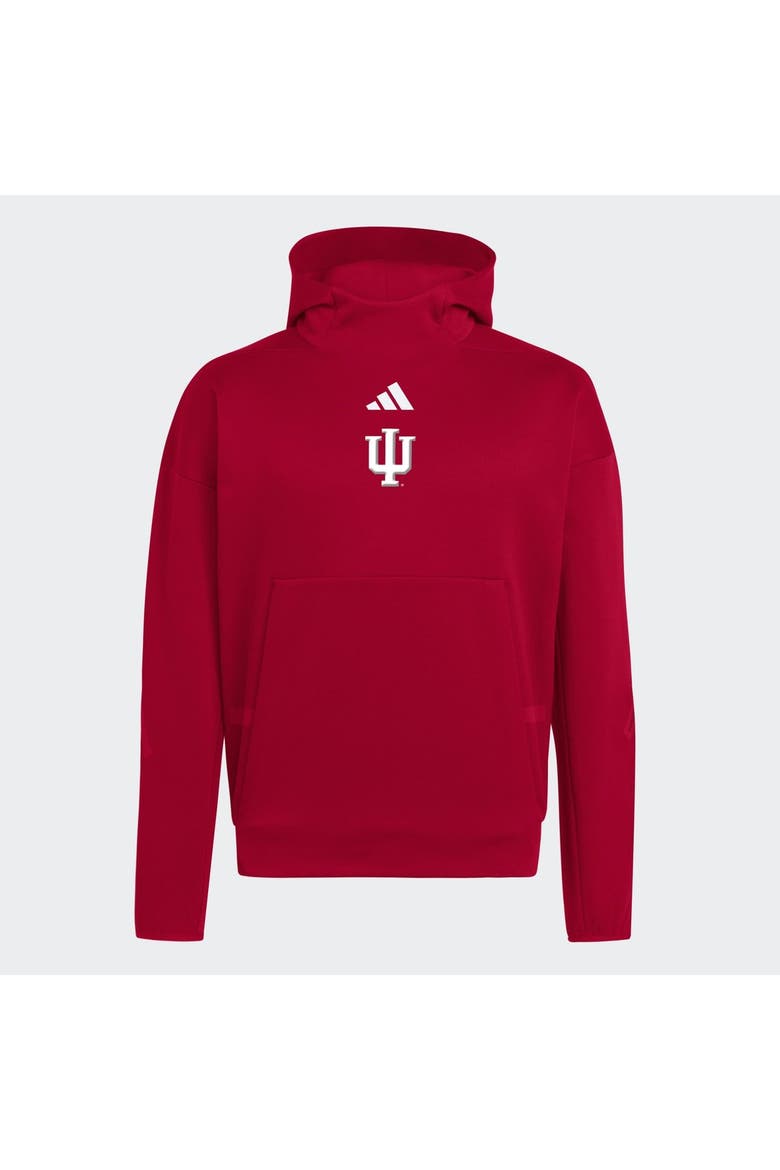 Men's adidas Crimson Indiana Hoosiers Z.N.E Hoodie, Main, color, Crimson