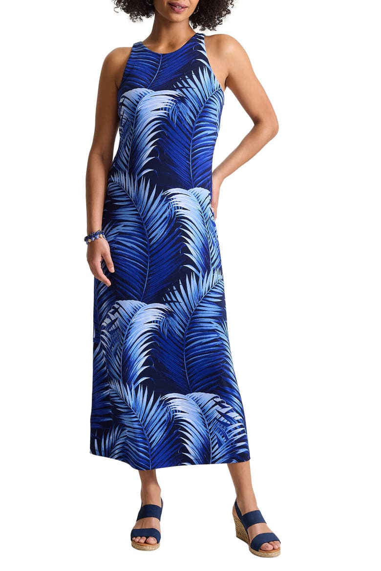 Jasmina Leaf of Lux Sleeveless Maxi Dress, Main, color, COASTLINE