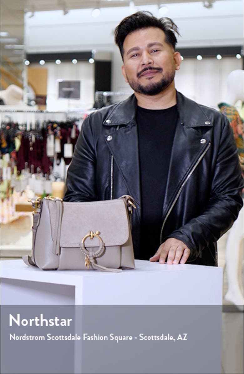 Small Joan Leather Shoulder Bag, sales video thumbnail