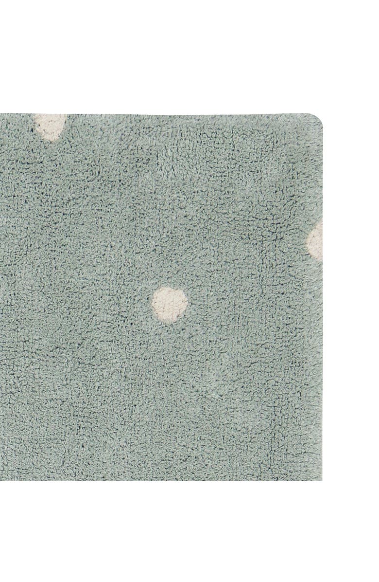 Lorena Canals Washable Rug Mini Dot, Alternate, color, Blue Sage, Natural