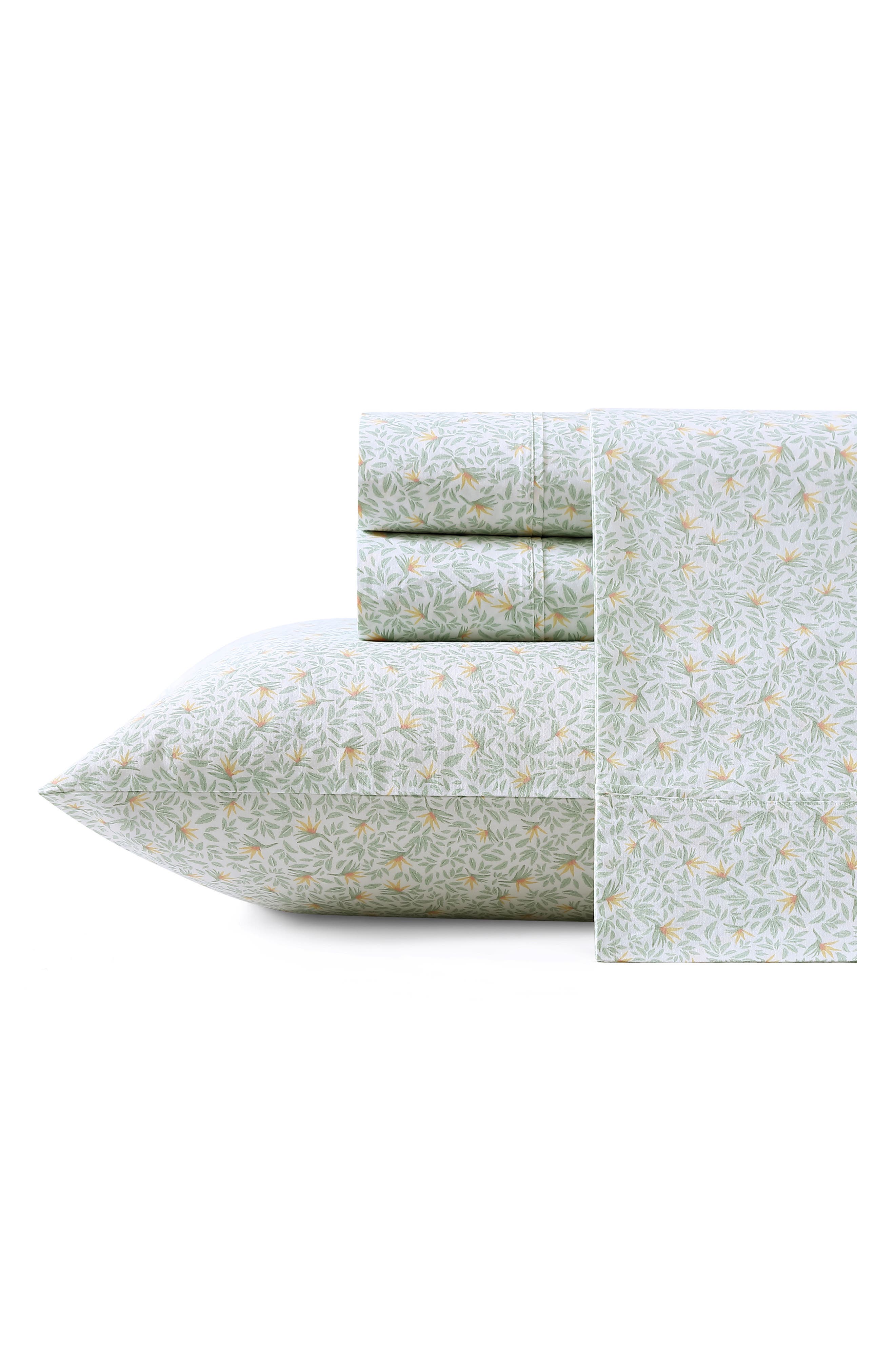 Tommy Bahama Crane Flower 200 Thread Count Sheet Set