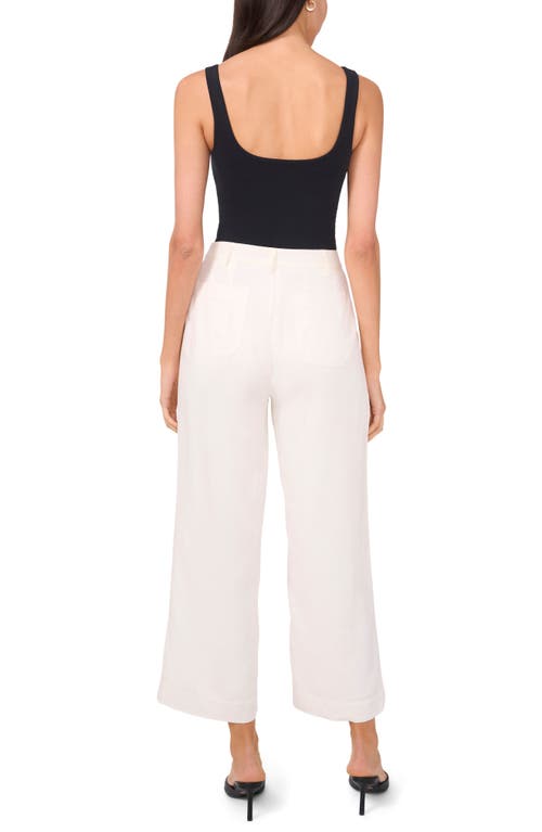 Halogen ® Patch Pocket Ankle Crop Pants In New Ivory