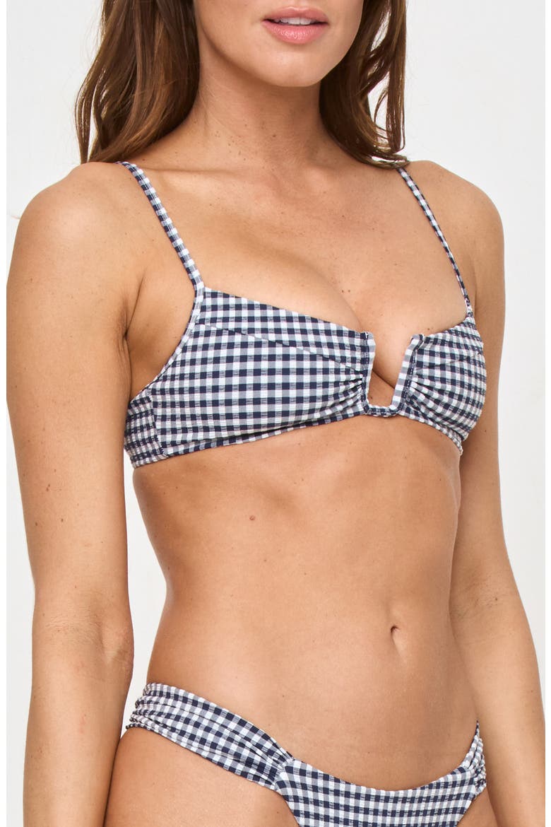 Peyton Bikini Top, Main, color, ATTA GIRL GINGHAM