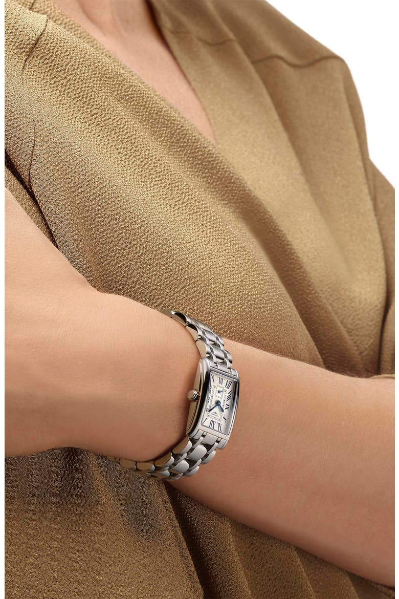 DolceVita Bracelet Watch, 20.8mm x 32mm, Alternate, color, SILVER