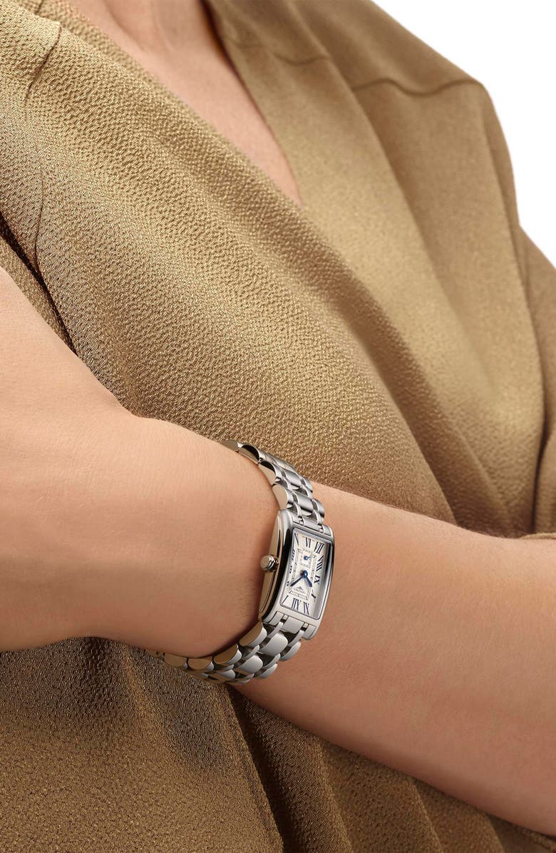 Longines DolceVita Bracelet Watch, 20.8mm x 32mm, Alternate, color, Stainless Steel