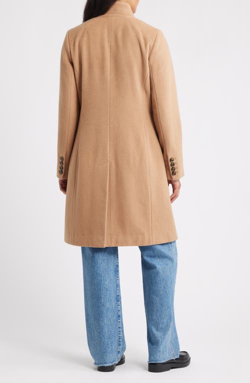 London Fog Wool Blend Coat In Brown