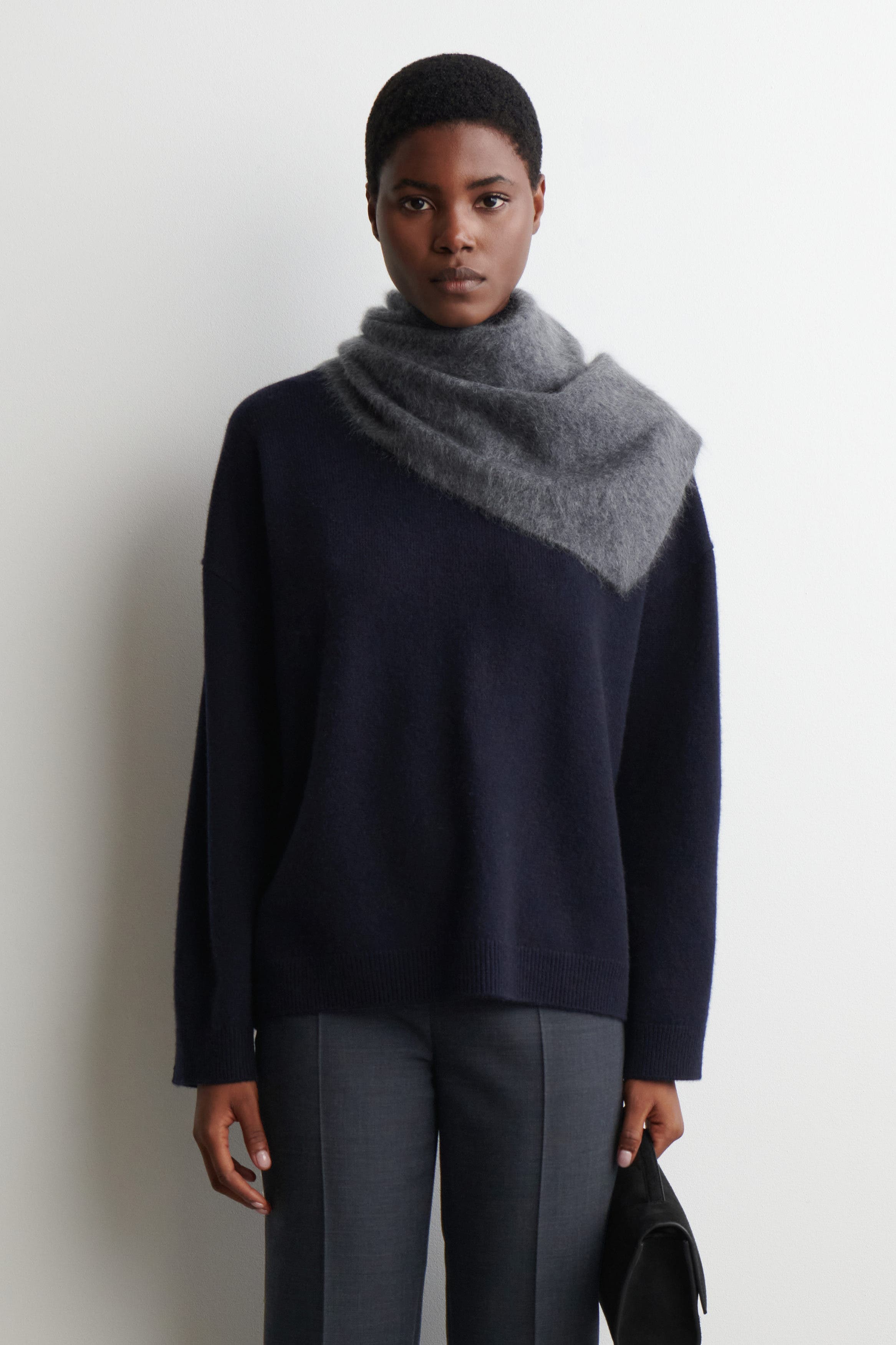 Cashmere Mock-Neck Sweater - image 3