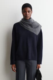 COS Cashmere Mock-Neck Sweater