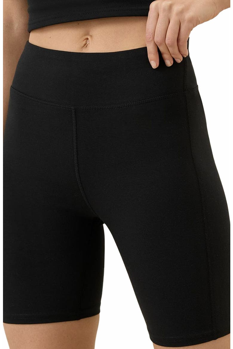 On The Go-To Bike Short Made with Organic Cotton, Alternate, color, Black