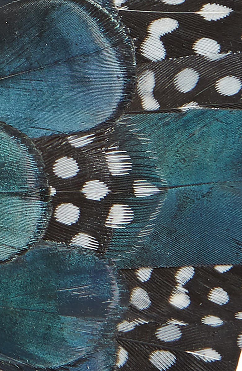 Brackish & Bell Scarab Feather Bow Tie, Alternate, color,