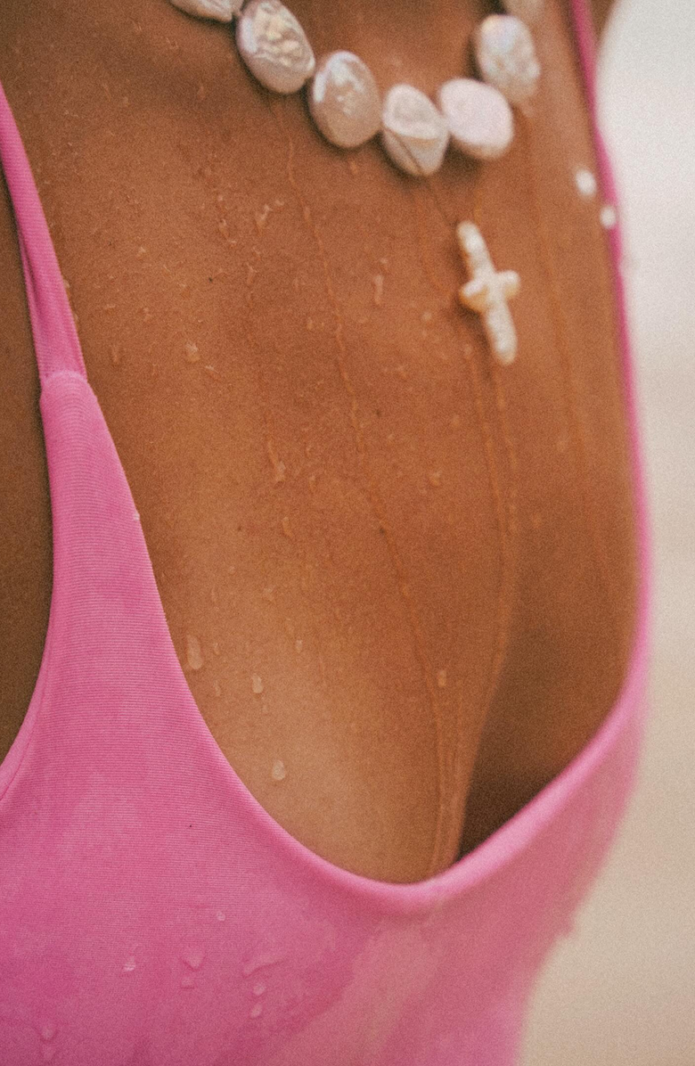 Joiana Jewelry Pearl Cross Necklace, Alternate, color, Pearl / Silver