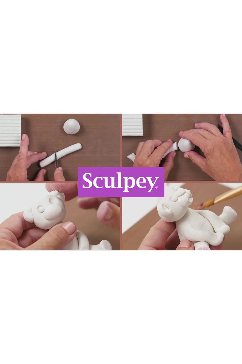 Original Sculpey Clay White 1.75 lb Polymer, Alternate, color, Multicolored