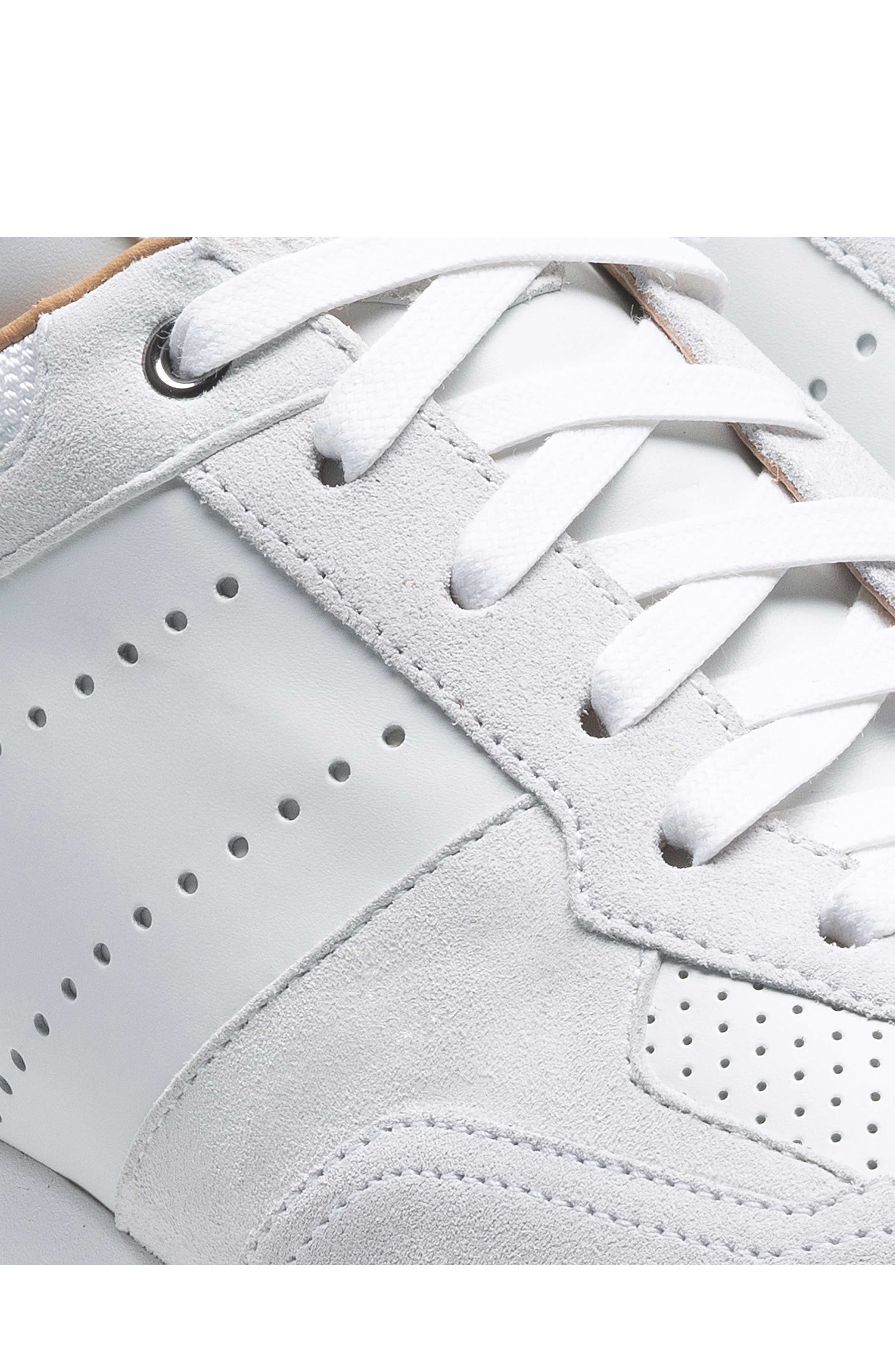 Sona Sneaker, Alternate, color, WHITE