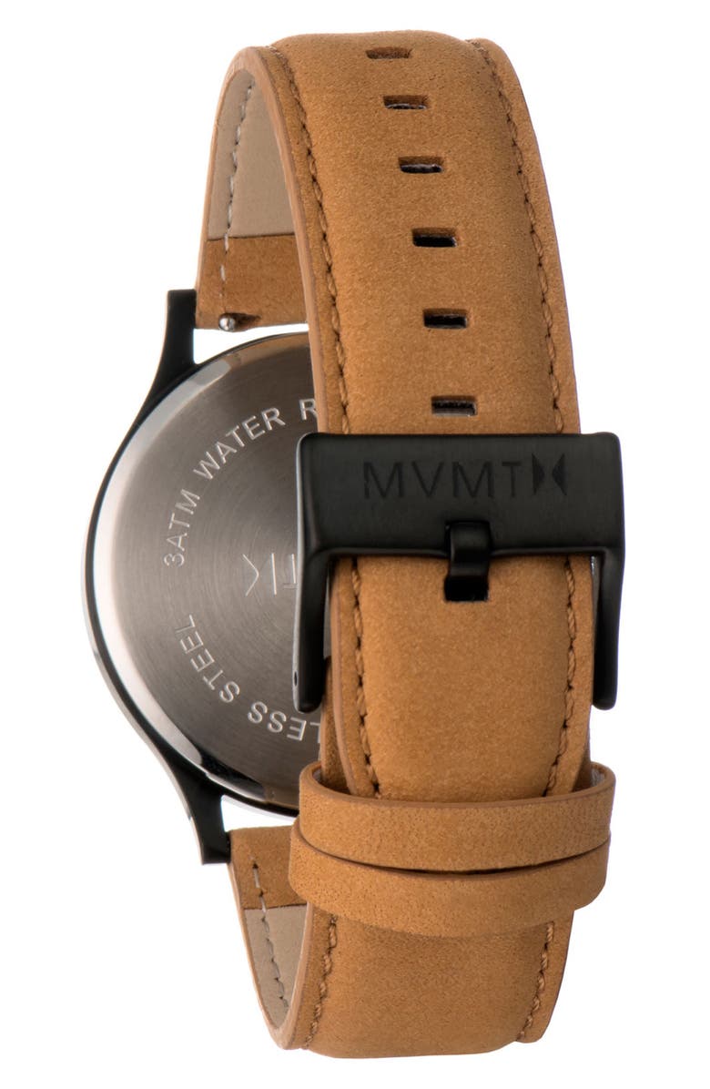 MVMT WATCHES MVMT Leather Strap Watch, 40mm, Alternate, color, 