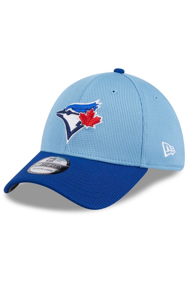 Men's New Era  Light Blue Toronto Blue Jays 2024 Batting Practice 39THIRTY Flex Hat, Main, color, Light Blue