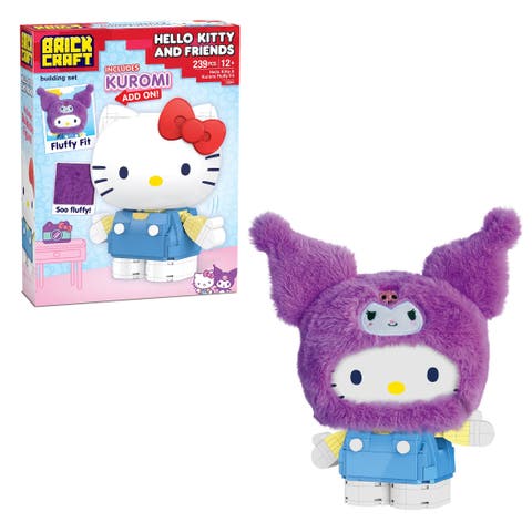 Hello Kitty Kuromi Fluffy Fit Building Set