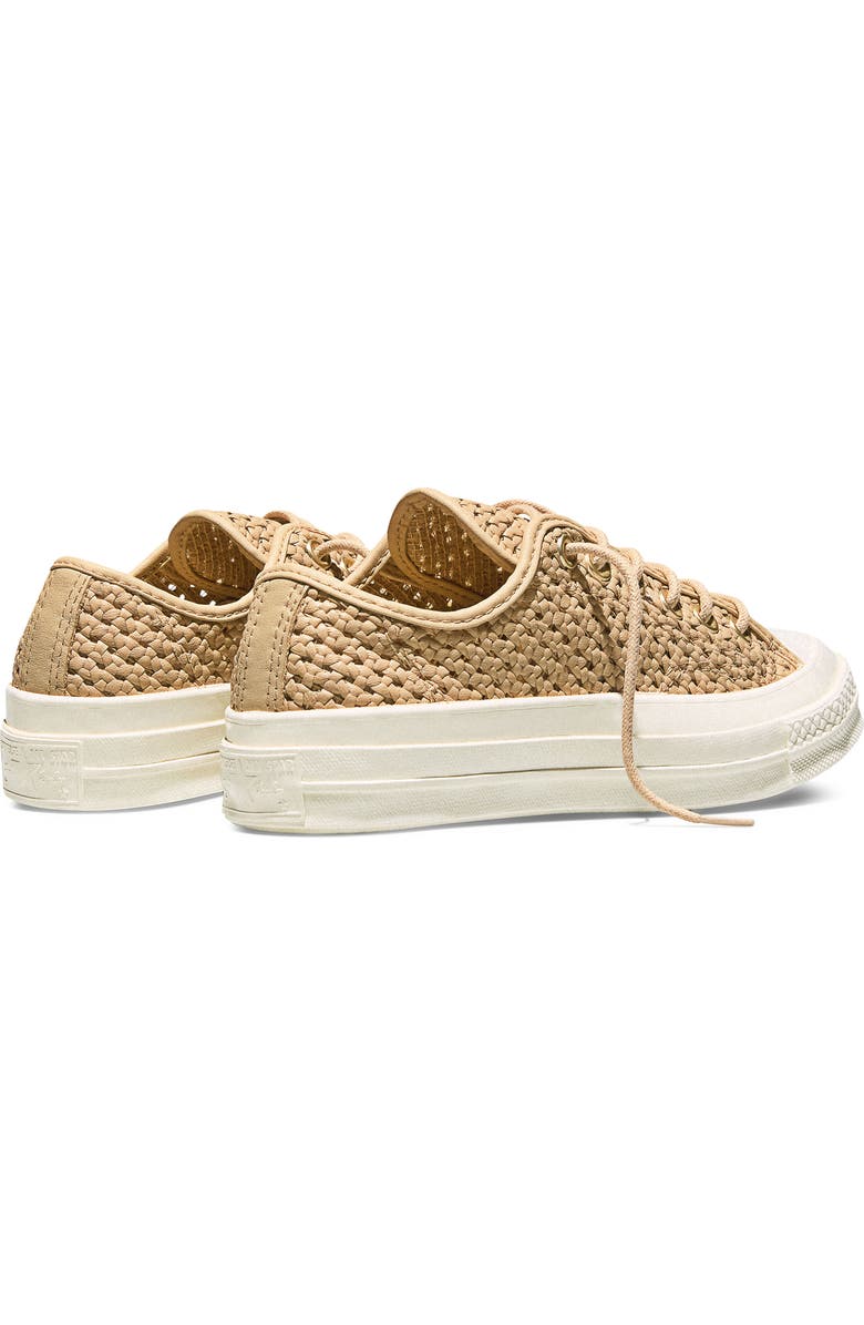 Converse Gender Inclusive Chuck 70 Woven Leather Sneaker, Alternate, color, Hay Day/ Hay Day/ Egret
