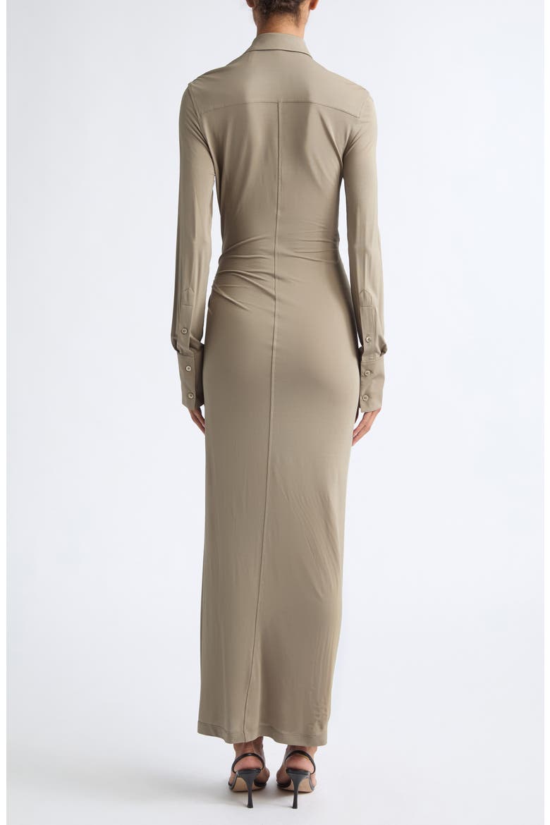 Asymmetric Long Sleeve Dress, Alternate, color, FALLEN ROCK - AR5