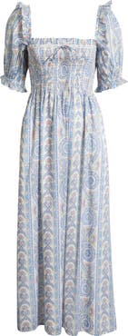Hill House Home The Scarlett Paisley Nap Midi Dress