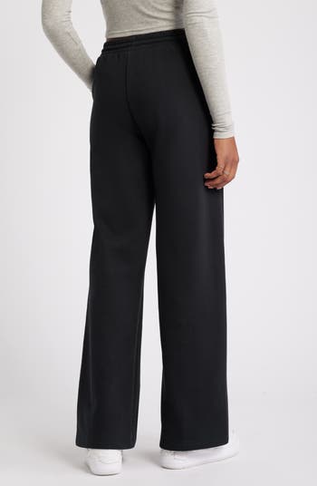 Wide Leg Fleece Pants