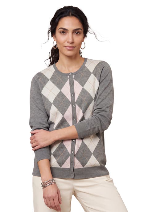 Fine Gauge Button Front Cardigan