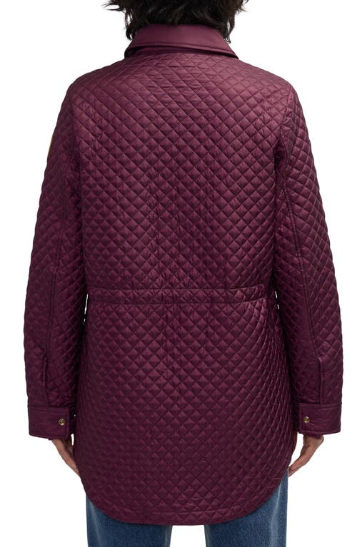Scotch & Soda Thyrni Water Repellent Shacket In Purple