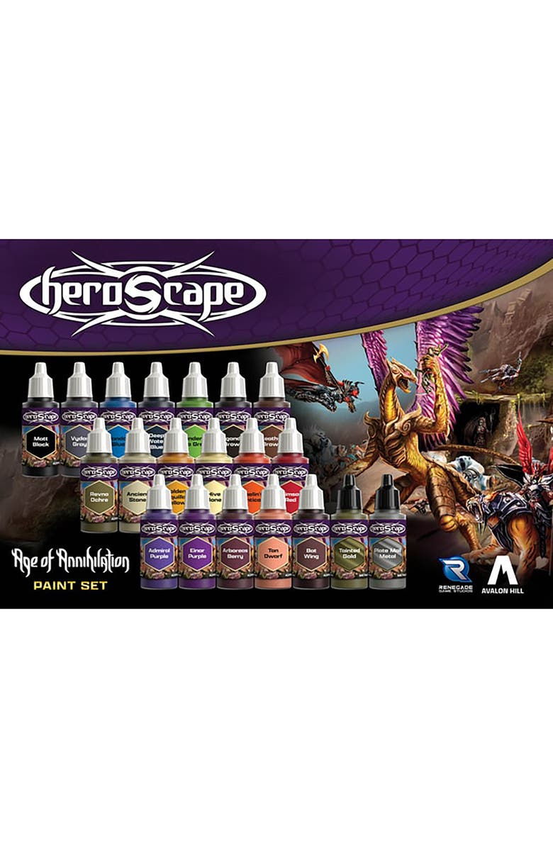 Renegade Games Age of Annihilation Paint Set, 20 Colors, Alternate, color, 