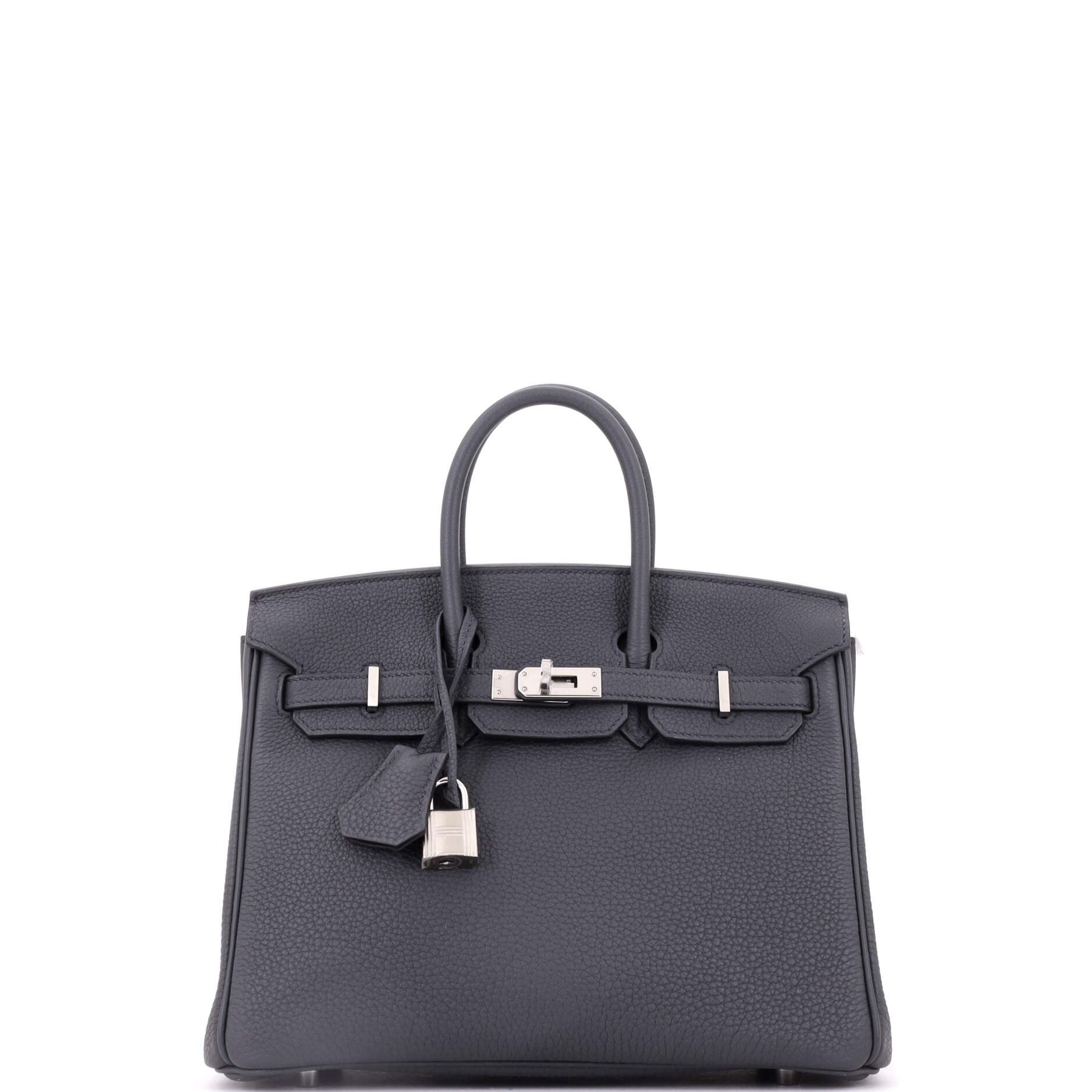 Birkin Handbag Grey Togo With Palladium Hardware 25, Main, color, Grey