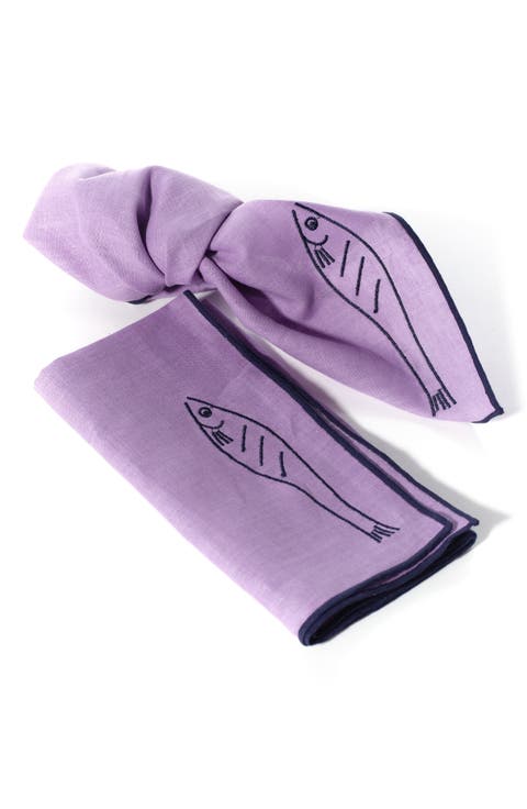 Set of 2 Embroidered Napkins