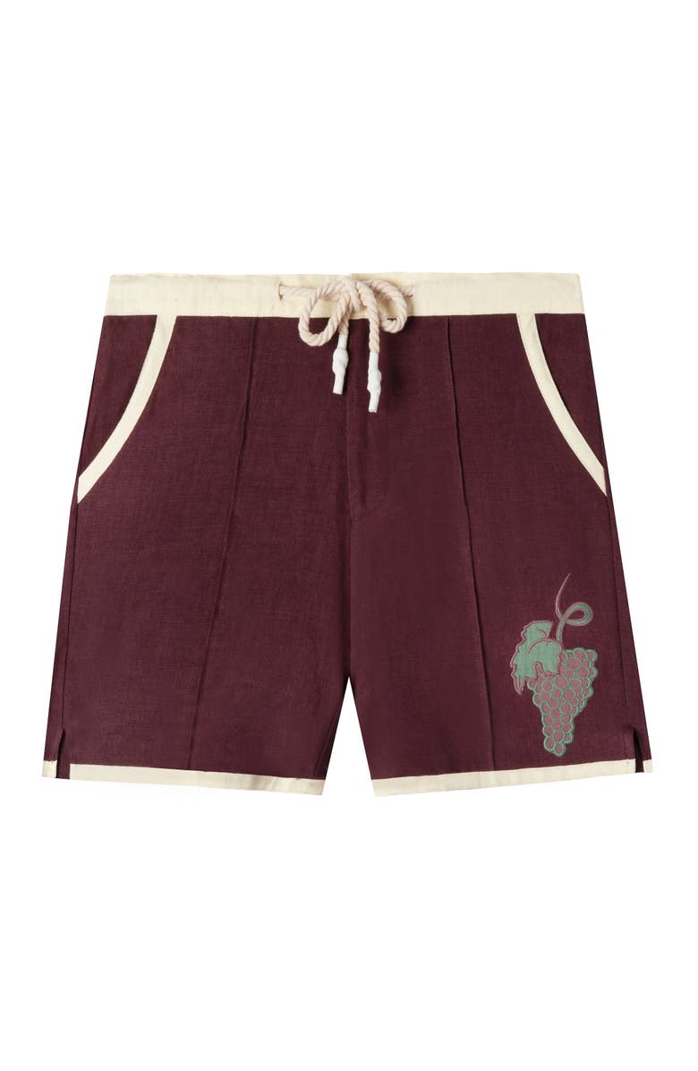 Tombolo 'Tombarolo' Cabana Shorts, Main, color, Pale White Wine