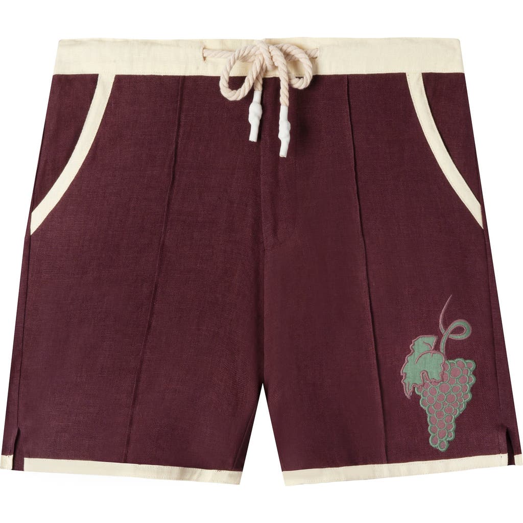 Tombolo 'tombarolo' Cabana Shorts In Pale White Wine