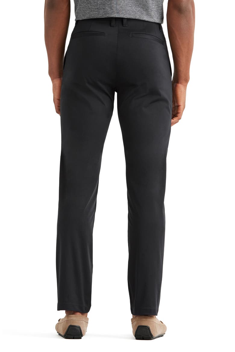 Flat Front Commuter Pants, Alternate, color, BLACK