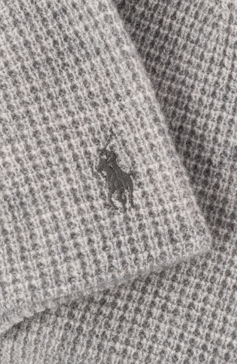 Polo Ralph Lauren Thermal Travel Beanie, Alternate, color, Fawn Grey Heather