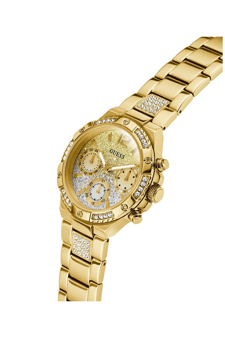 Goldtone Multifunction Bracelet Watch, 38mm, Alternate, color, GOLD TONE