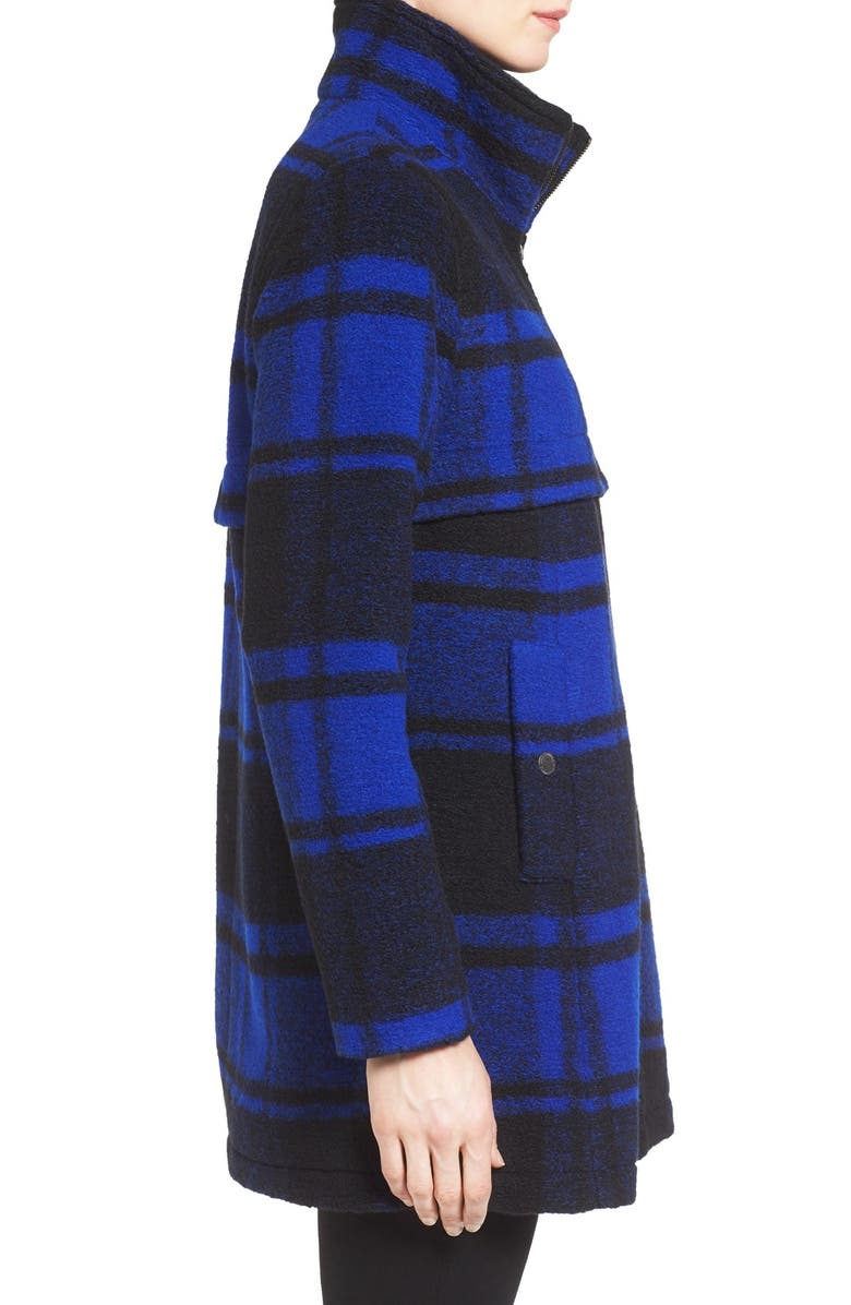 Pendleton 'Hillsdale' Buffalo Plaid Wool Blend Coat, Alternate, color, 