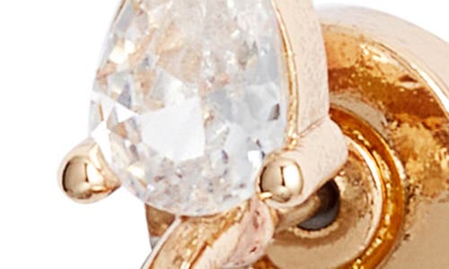 Nordstrom Cubic Zirconia Hoop Earrings In Gold