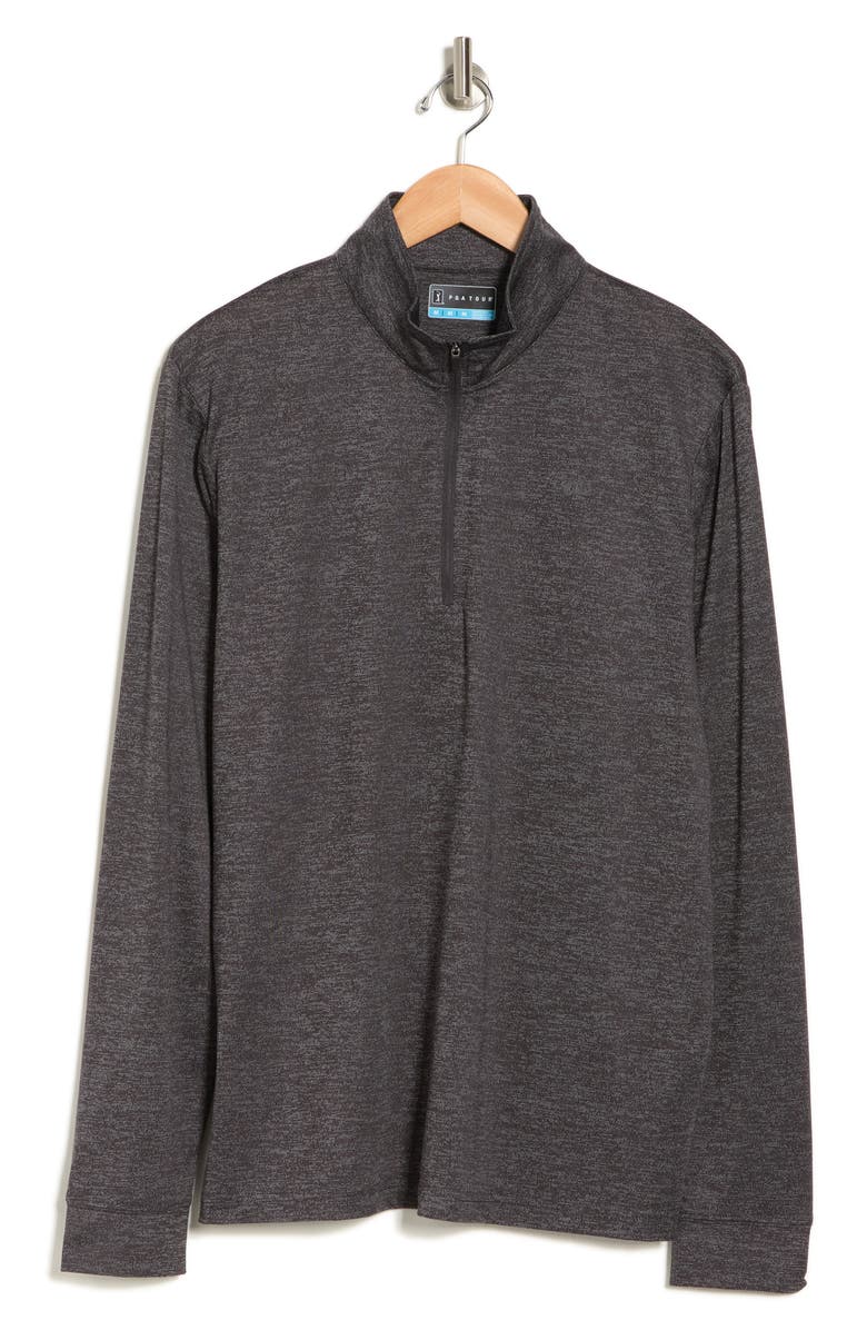 PGA TOUR Long Sleeve Sun Shade 1/4 Zip Pullover, Main, color, 