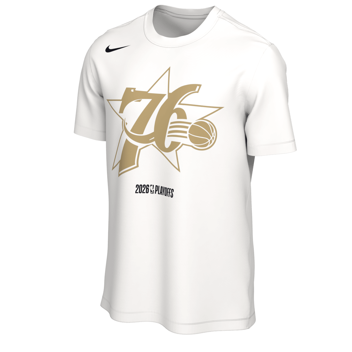 Unisex Nike  White Philadelphia 76ers 2026 NBA Playoffs Mantra T-Shirt - image 2