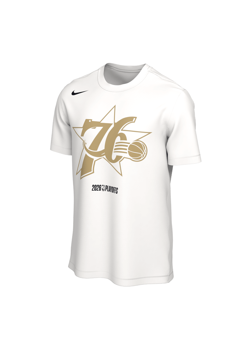 Unisex Nike  White Philadelphia 76ers 2026 NBA Playoffs Mantra T-Shirt, Alternate, color, White