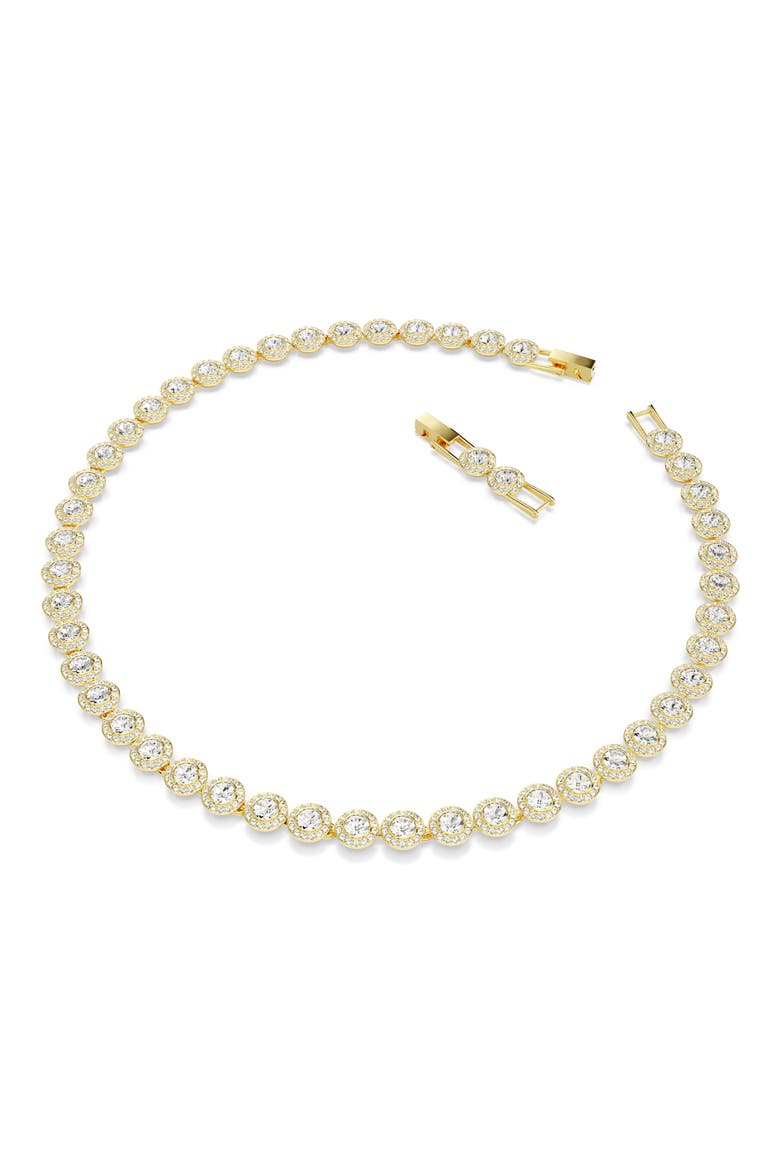Una Angelic Necklace, Alternate, color, WHITE/GOLD