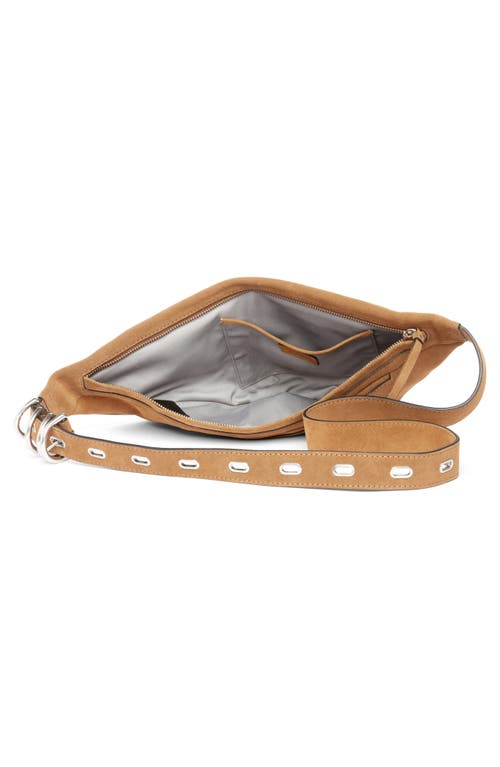 Rag & Bone Petra Suede Sling Bag In Gldenbrwsd