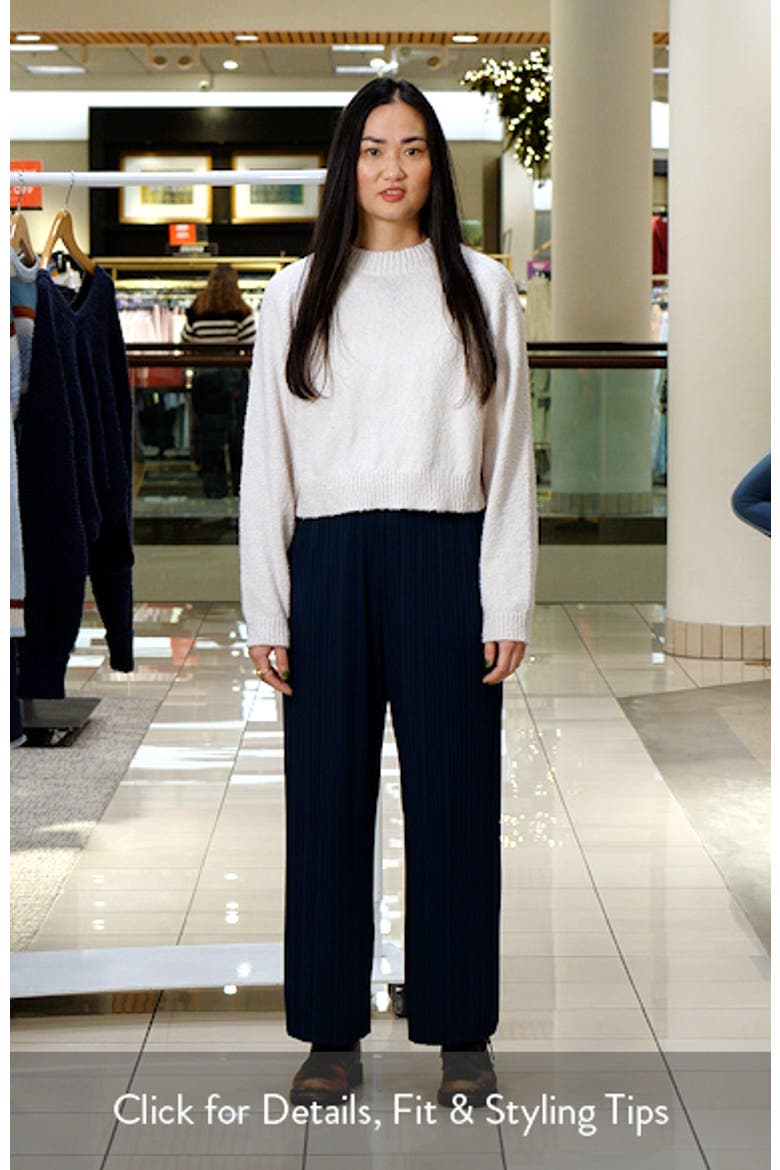 Snug Raglan Sleeve Crop Sweater video