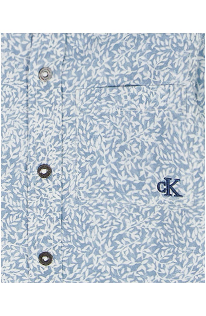 Calvin Klein Woven Shirt & Shorts Set, Alternate, color, Blue Multi