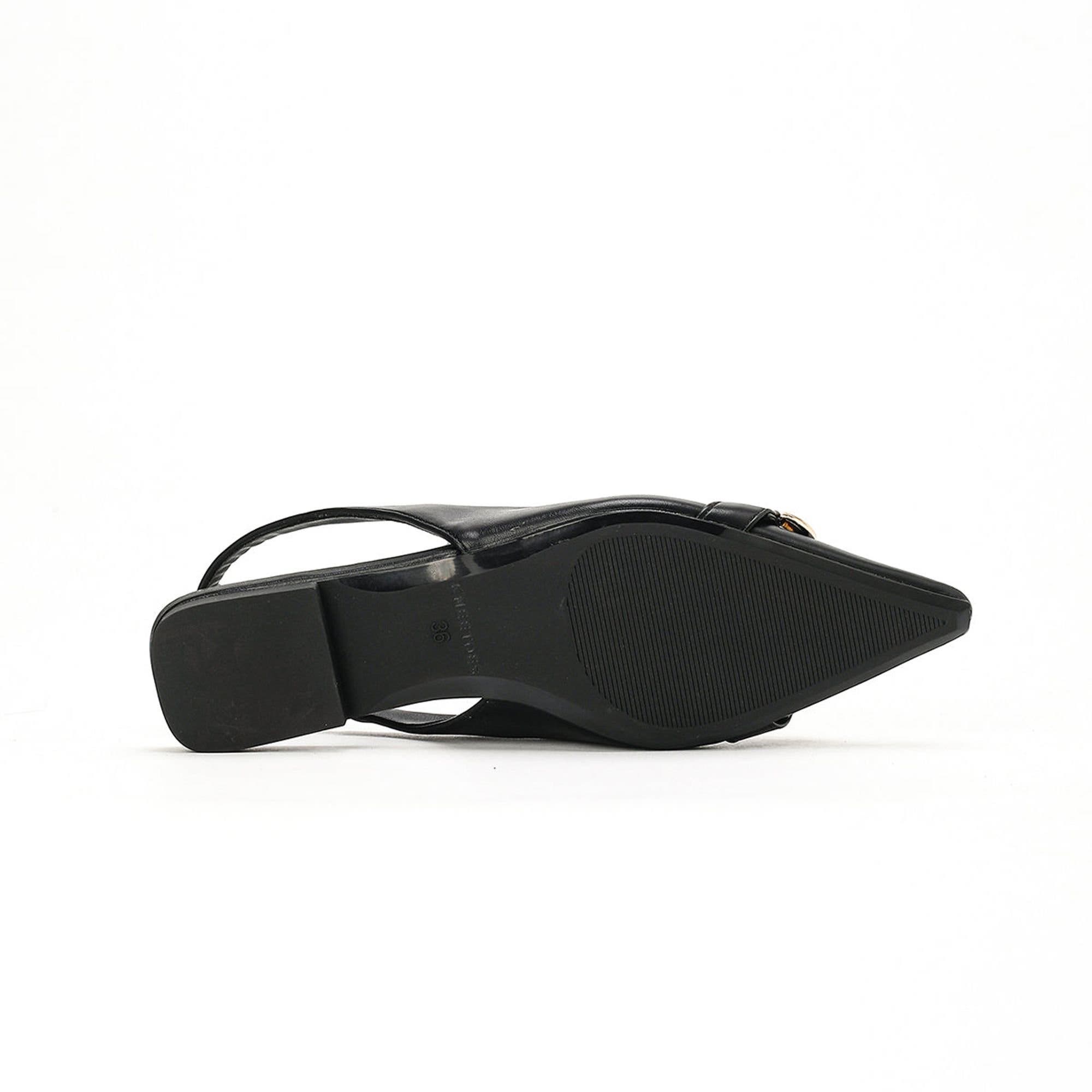 Daphne Slingback Flat, Alternate, color, Black