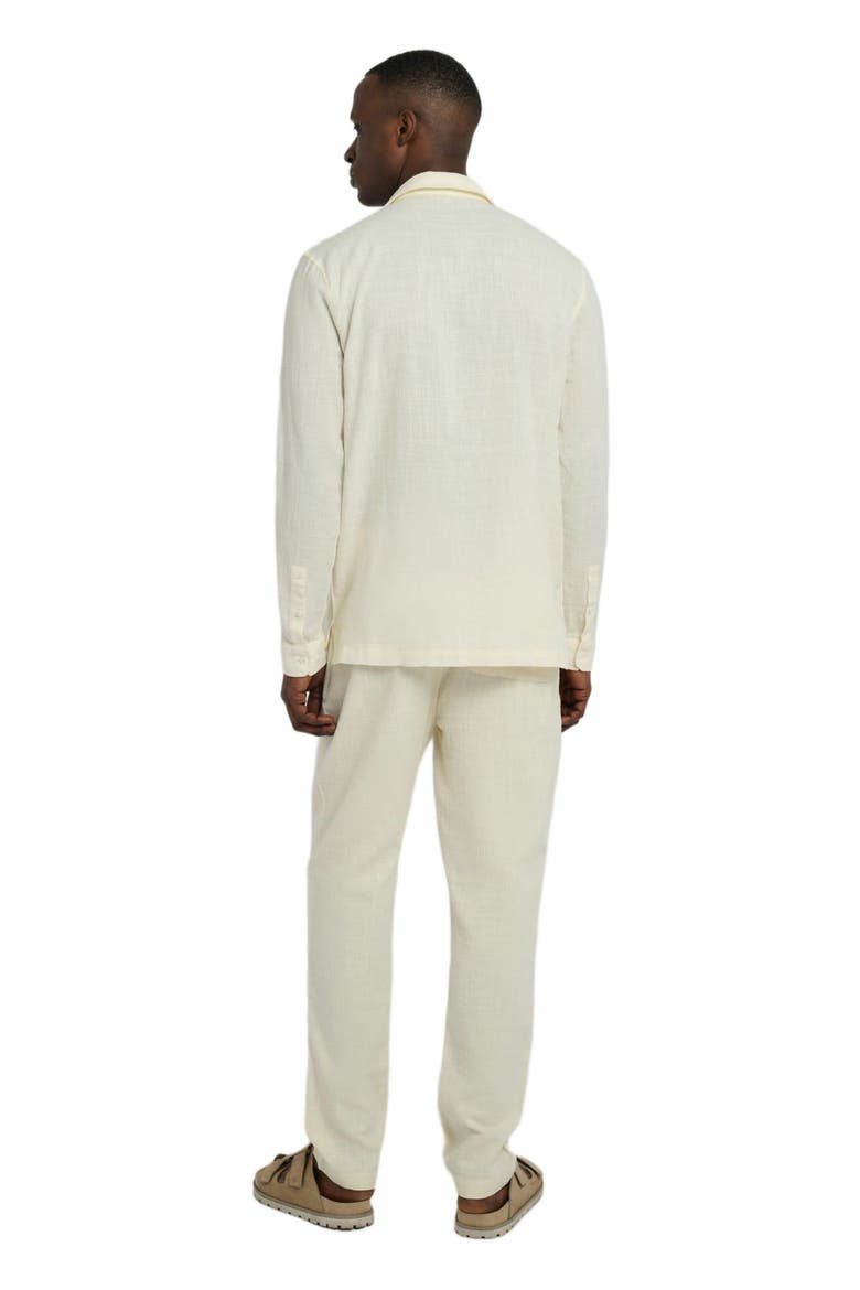 Gauze Pull On Pant, Alternate, color, EGRET